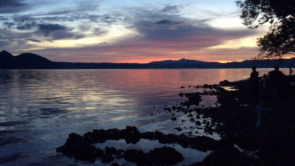 洞爺湖の夕景