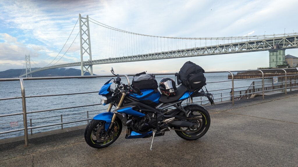 舞子公園からの「明石海峡大橋」